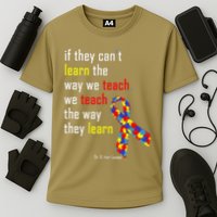 If They Can't.. Autism Awarness Puzzle Performance Shirt