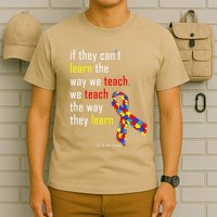 If They Can't.. Autism Awarness Puzzle T-Shirt