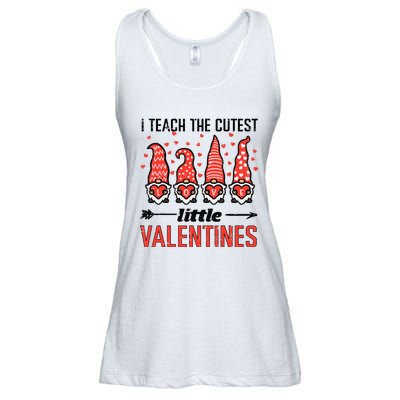 I Teach Cutest Little Valentines Gnomes Love Teacher Wo Ladies Essential Flowy Tank