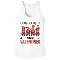 I Teach Cutest Little Valentines Gnomes Love Teacher Wo Ladies PosiCharge Competitor Racerback Tank