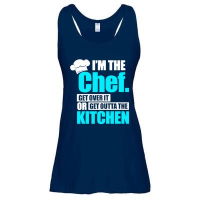 Im The Chef Get Over It Or Get Outta The Kitchen Ladies Essential Flowy Tank