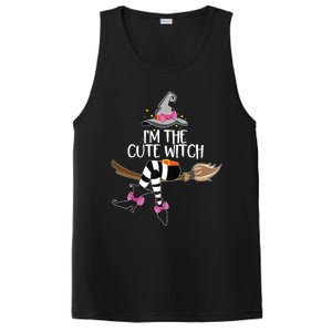 Im The Cute Witch Halloween Matching Group Costume PosiCharge Competitor Tank