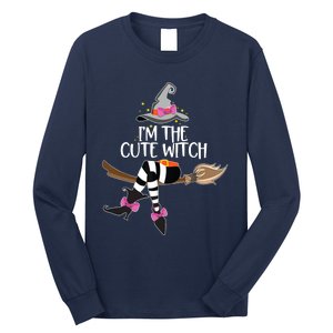 Im The Cute Witch Halloween Matching Group Costume Long Sleeve Shirt