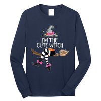 Im The Cute Witch Halloween Matching Group Costume Long Sleeve Shirt