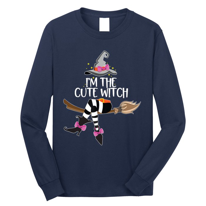 Im The Cute Witch Halloween Matching Group Costume Long Sleeve Shirt