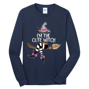 Im The Cute Witch Halloween Matching Group Costume Tall Long Sleeve T-Shirt