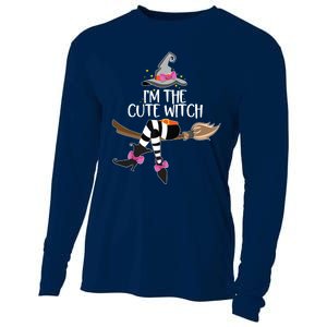 Im The Cute Witch Halloween Matching Group Costume Cooling Performance Long Sleeve Crew