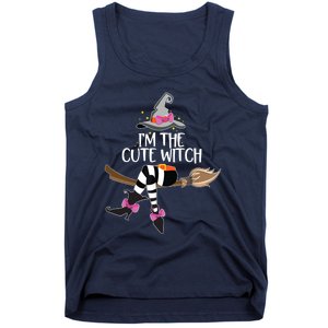 Im The Cute Witch Halloween Matching Group Costume Tank Top