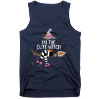 Im The Cute Witch Halloween Matching Group Costume Tank Top