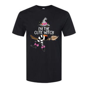 Im The Cute Witch Halloween Matching Group Costume Softstyle CVC T-Shirt