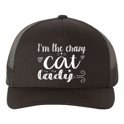 I'm The Crazy Cat Lady Yupoong Adult 5-Panel Trucker Hat