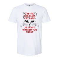 IM The Childless Cat Lady Jd Vance Warned You About Softstyle CVC T-Shirt