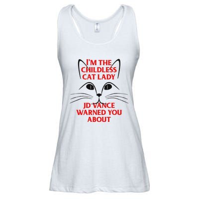 IM The Childless Cat Lady Jd Vance Warned You About Ladies Essential Flowy Tank