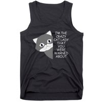 IM The Crazy Cat Lady That You Were Warned About Kamala 47 Tank Top