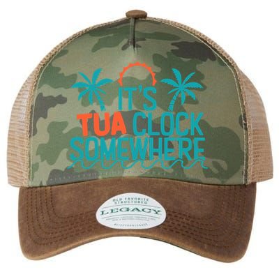 It’S Tua Clock Somewhere Sometimes Legacy Tie Dye Trucker Hat