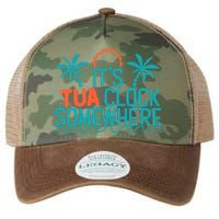 It’S Tua Clock Somewhere Sometimes Legacy Tie Dye Trucker Hat