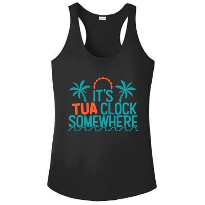 It’S Tua Clock Somewhere Sometimes Ladies PosiCharge Competitor Racerback Tank