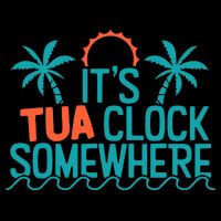 It’S Tua Clock Somewhere Sometimes Pom Pom 12in Knit Beanie