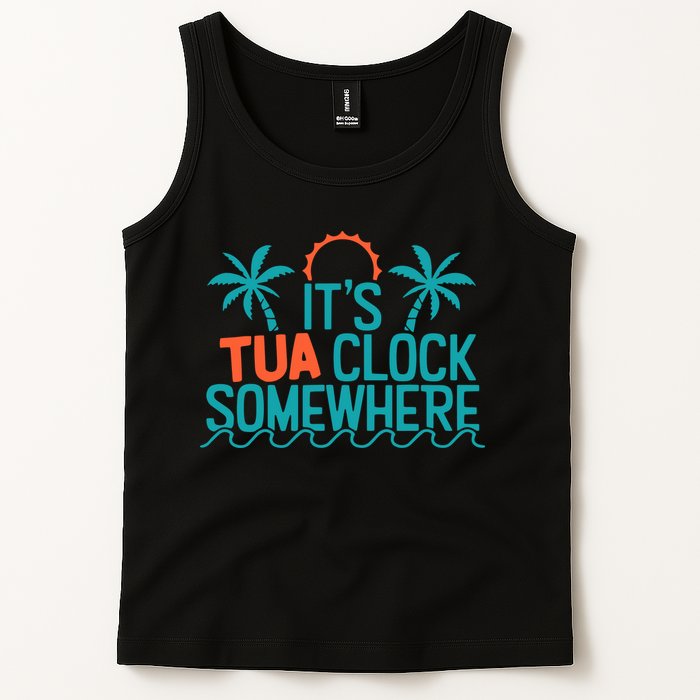 It’S Tua Clock Somewhere Sometimes Tank Top