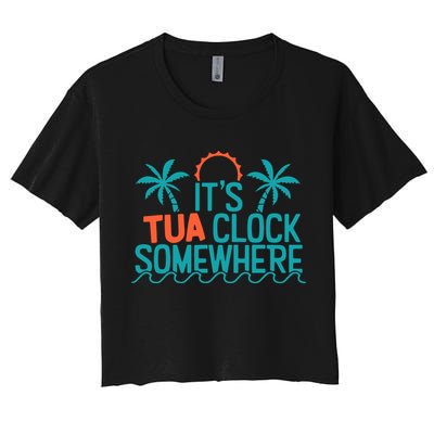 It’S Tua Clock Somewhere Sometimes Crop Top
