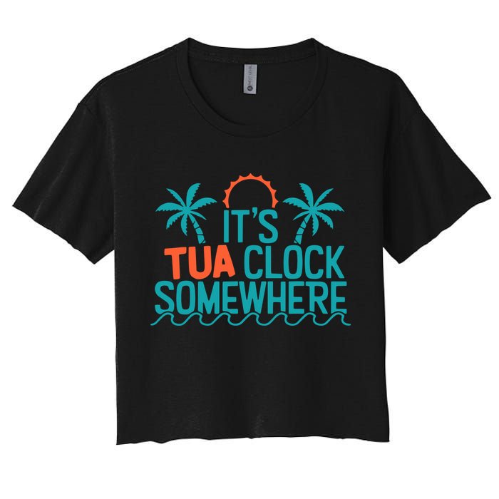 It’S Tua Clock Somewhere Sometimes Crop Top
