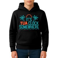 It’S Tua Clock Somewhere Sometimes Kids Hoodie