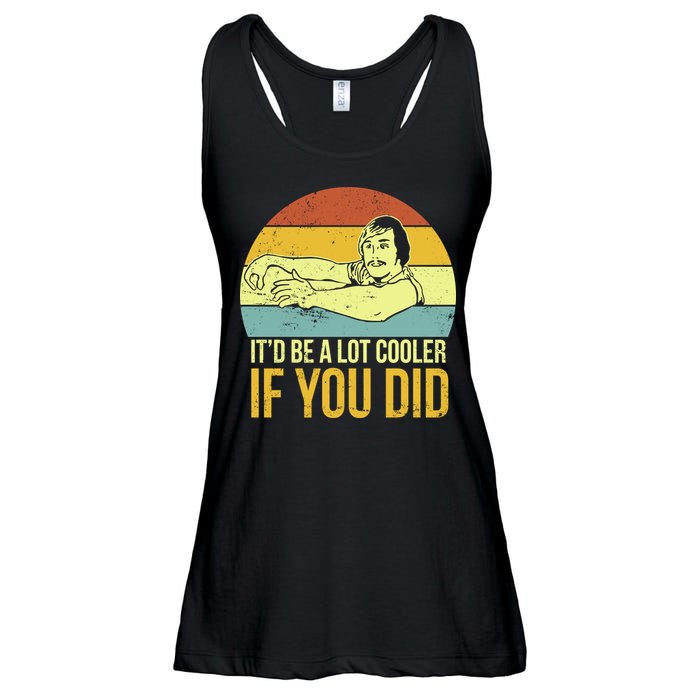 It'd Be A Lot Cooler If You Did Ladies Essential Flowy Tank