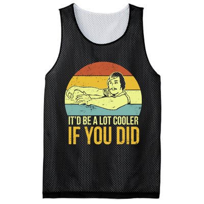 It'd Be A Lot Cooler If You Did Mesh Reversible Basketball Jersey Tank