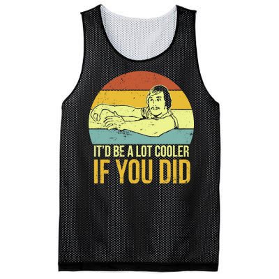 It'd Be A Lot Cooler If You Did Mesh Reversible Basketball Jersey Tank