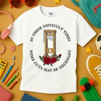 In There Difficult Times Some Cuts May Be Necessary  Kids T-Shirt