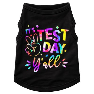 It's Test Day Y'all Tie Dye Students Teacher Test Day Gifts Doggie Tank