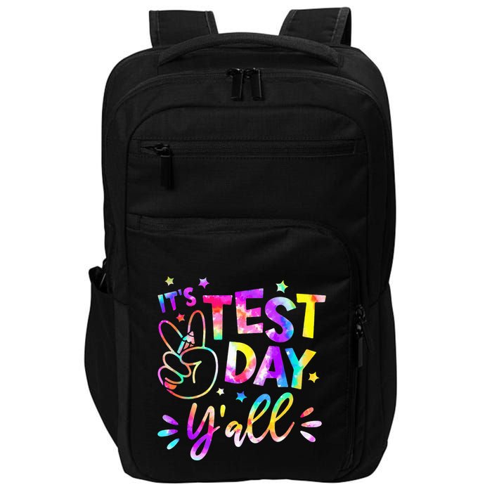 It's Test Day Y'all Tie Dye Students Teacher Test Day Gifts Impact Tech Backpack