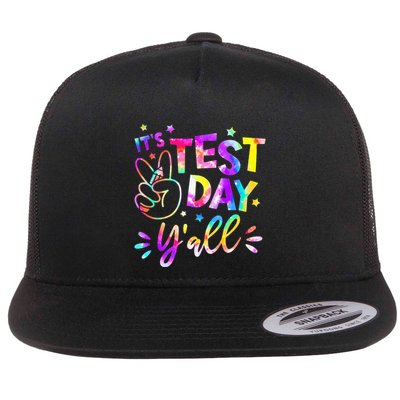 It's Test Day Y'all Tie Dye Students Teacher Test Day Gifts Flatbill Hat
