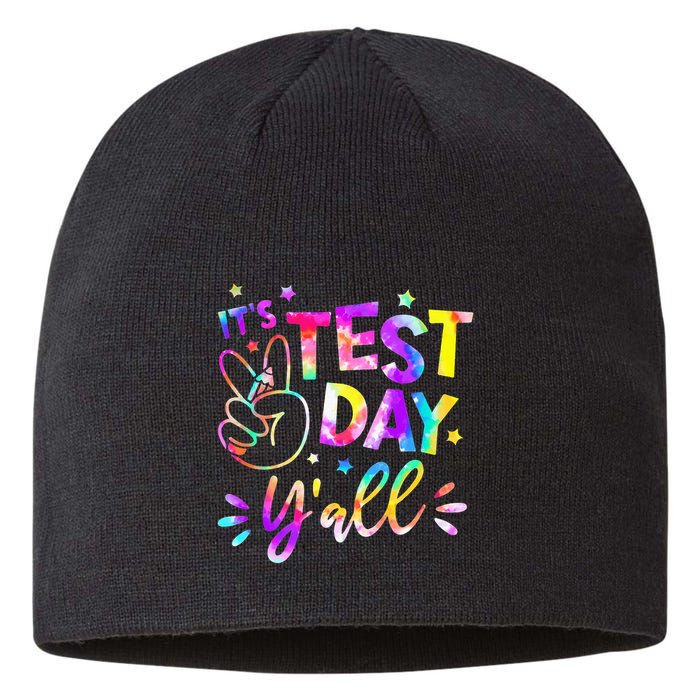 It's Test Day Y'all Tie Dye Students Teacher Test Day Gifts Sustainable Beanie