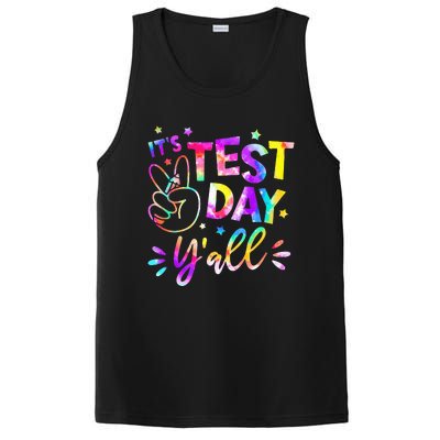 It's Test Day Y'all Tie Dye Students Teacher Test Day Gifts PosiCharge Competitor Tank