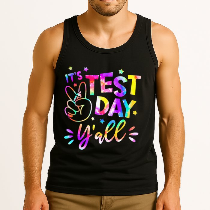 It's Test Day Y'all Tie Dye Students Teacher Test Day Gifts Tank Top