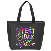It's Test Day Y'all Tie Dye Students Teacher Test Day Gifts Zip Tote Bag