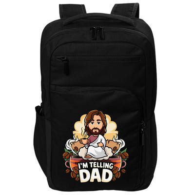 IM Telling Dad Jesus Impact Tech Backpack