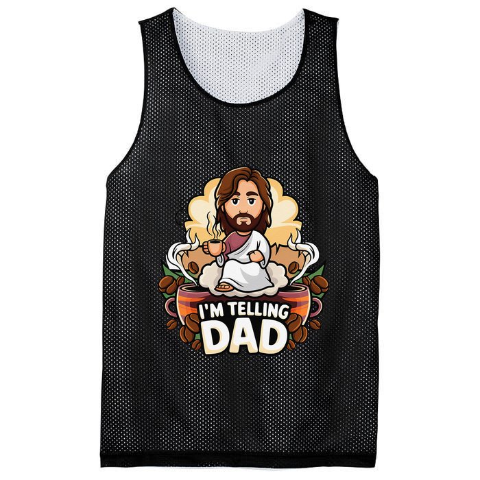 IM Telling Dad Jesus Mesh Reversible Basketball Jersey Tank