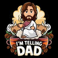 IM Telling Dad Jesus Youth Performance Sprint T-Shirt