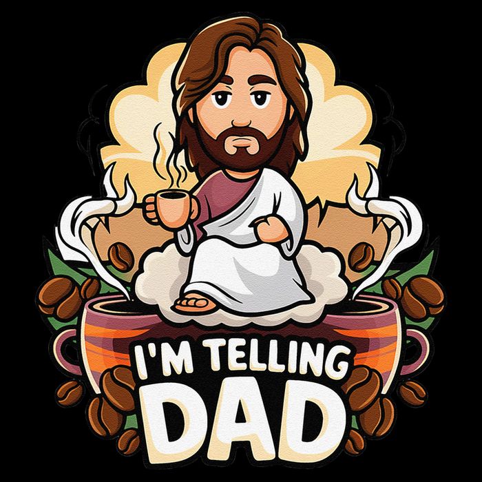 IM Telling Dad Jesus Youth Performance Sprint T-Shirt