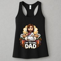 IM Telling Dad Jesus Womens Tank Top