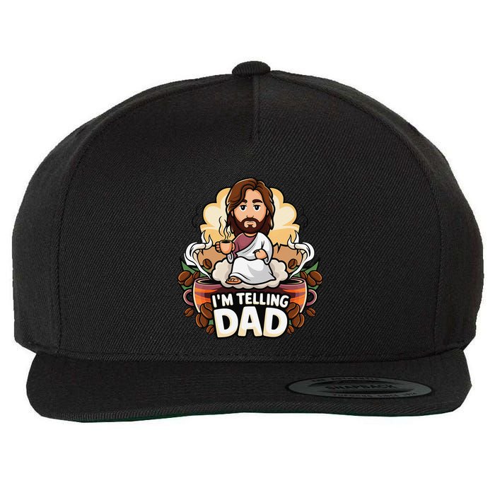 IM Telling Dad Jesus Wool Snapback Cap