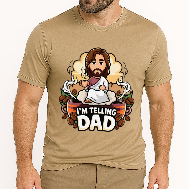 IM Telling Dad Jesus Performance Shirt
