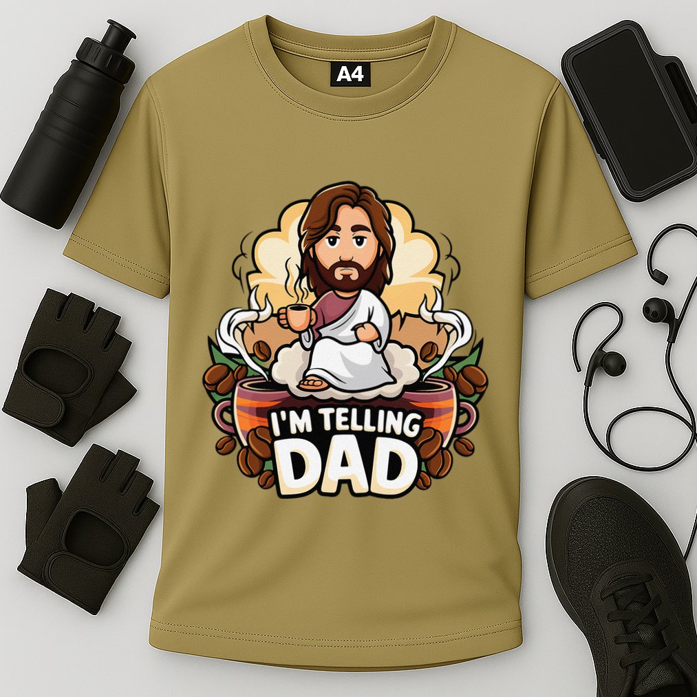 IM Telling Dad Jesus Performance Shirt