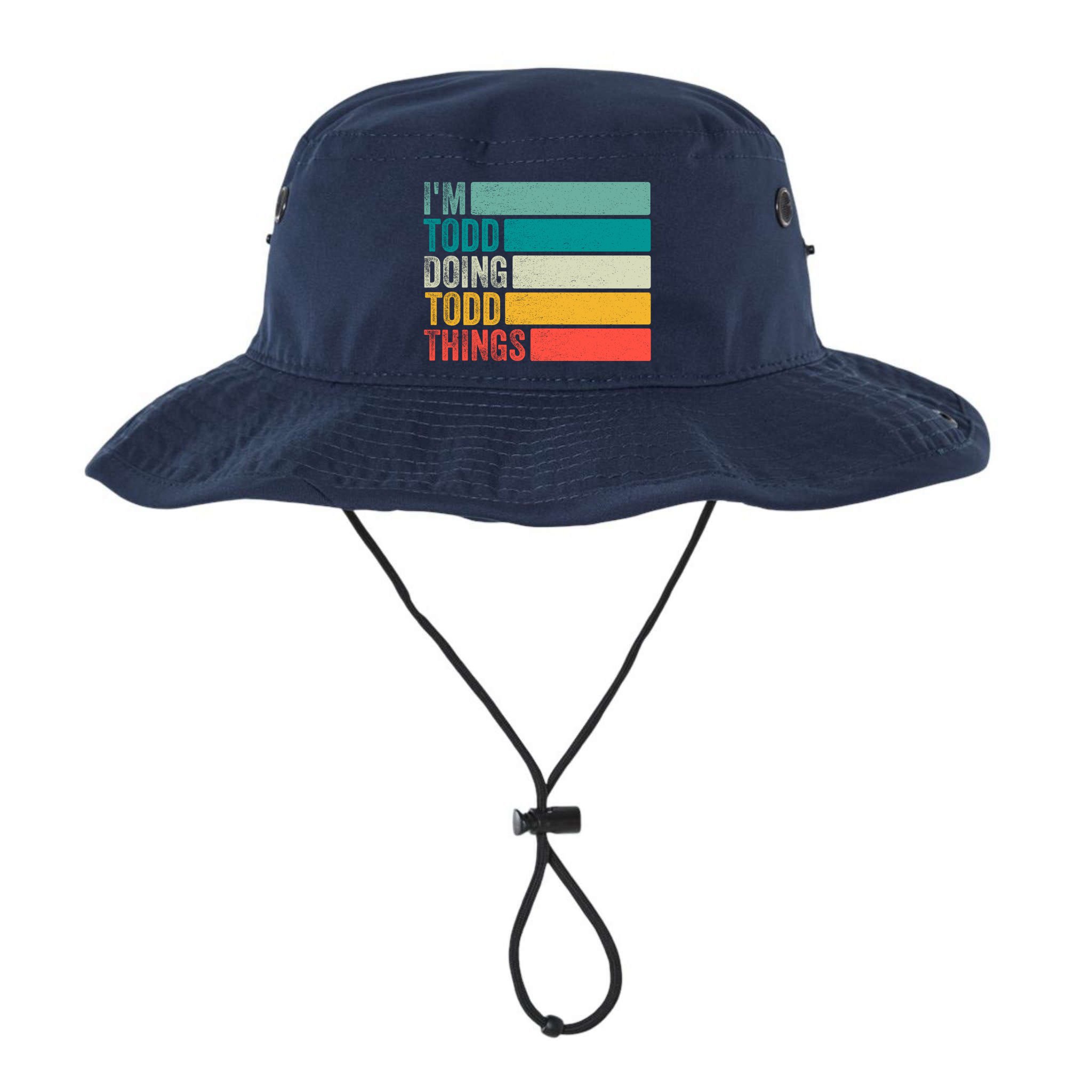 I'm Todd Doing Todd Things Funny Vintage Todd Gift Idea Bucket Hat
