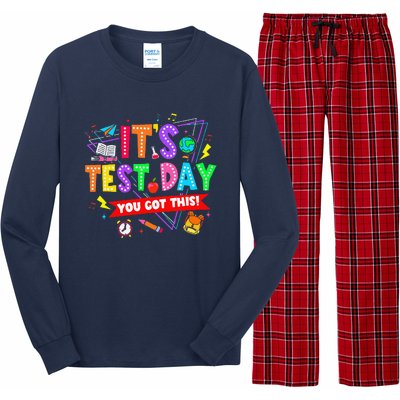 ItS Test Day You Got This Testing Day Teacher Student Long Sleeve Pajama Set