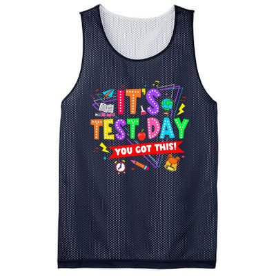 ItS Test Day You Got This Testing Day Teacher Student Mesh Reversible Basketball Jersey Tank