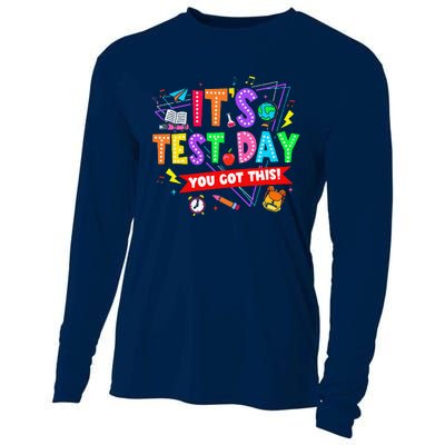 ItS Test Day You Got This Testing Day Teacher Student Cooling Performance Long Sleeve Crew