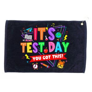 ItS Test Day You Got This Testing Day Teacher Student Grommeted Golf Towel